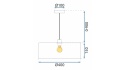 Lampa wisząca APP1016-1CP