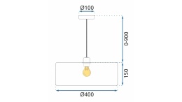 Lampa wisząca APP1016-1CP