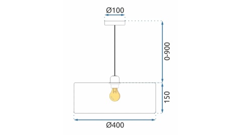 Lampa wisząca APP1016-1CP
