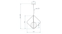 Lampa APP1017-1CP Gold