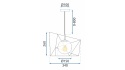 Lampa wisząca APP1022-1CP