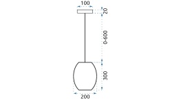 Lampa APP564-1CP Chrome