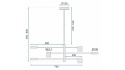 Lampa APP597-6C Black