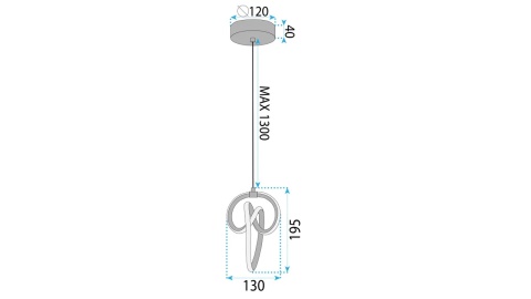 Lampa LHJ092-1CP Gold