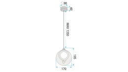 Lampa LHJ110-1CP Gold