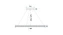 Lampa MS010-CP 59CM Chrome