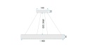 Lampa MS018-CP 40CM Rose Gold