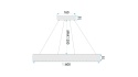 Lampa MS019-CP 60CM Rose Gold