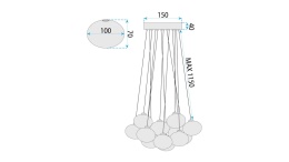 Lampa MS025-13CP Chrome