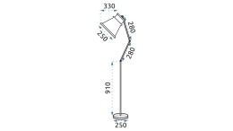 Lampa Podłogowa APP542-1F ASTI B