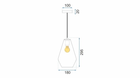 Lampa TRANSP APP438-1CP