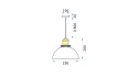 Lampa VERTO C TRANSP APP046-1CP