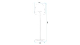 Lampka APP1366-T Brown