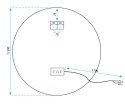 LUSTRO LED BAS 80cm