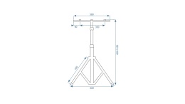 Statyw na halogen RSL016