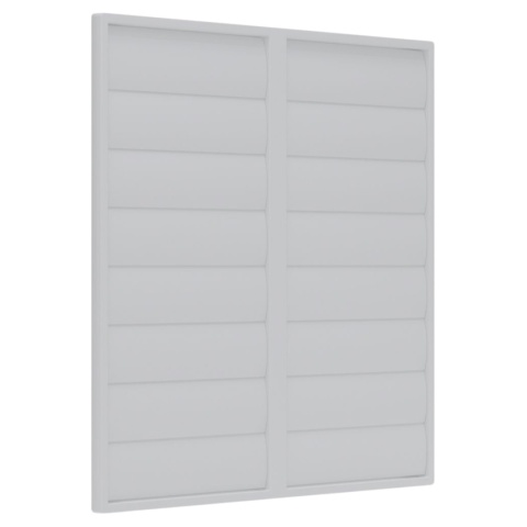 Żaluzja wentylacyjna 560 mm PCV RAL7035