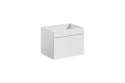 Szafka 60 cm ICONIC WHITE z blatem SANTA FE OAK
