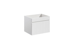 Szafka 80 cm ICONIC WHITE z blatem SANTA FE OAK