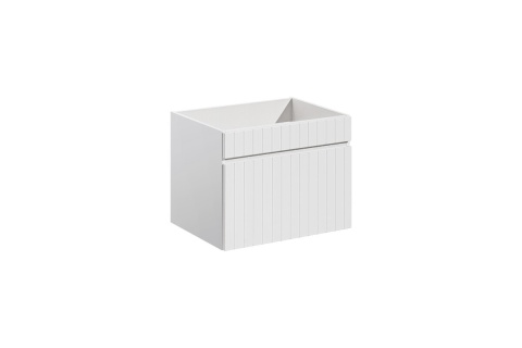 Szafka 80 cm ICONIC WHITE z blatem SANTA FE OAK