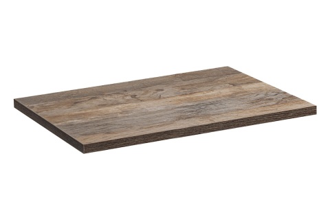 Szafka 80 cm ICONIC WHITE z blatem SANTA FE OAK