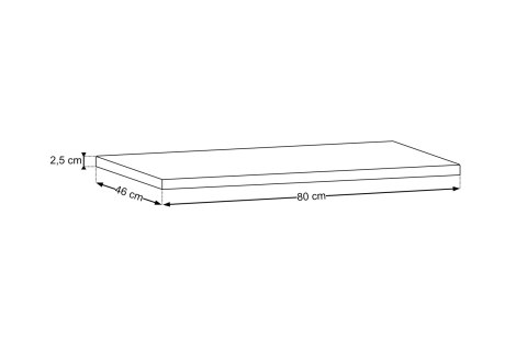Blat 80cm