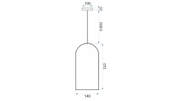 Lampa FOX B BL/R.Gold APP196-1CP