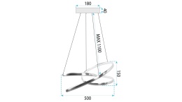 Lampa G005-CP Gold