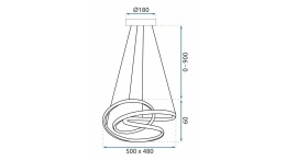 Lampa G006-CP Black