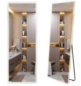 LUSTRO LED CLASSICO 50X160 BRUSH GOLD