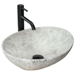 Umywalka nablatowa REA SOFIA LIGHT STONE MATT