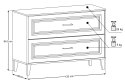 Zestaw meblowy 120cm z blatem