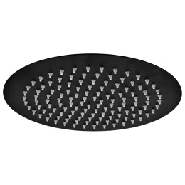 Deszczownica okrągła REA JS-P014B czarna 25 cm