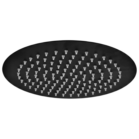Deszczownica okrągła REA JS-P014B czarna 25 cm