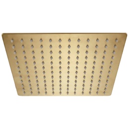 Deszczownica kwadratowa REA JS-P015BG złota szczotkowana 25 cm