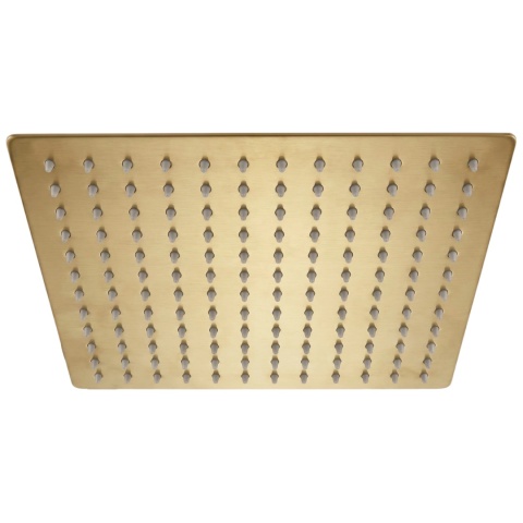Deszczownica kwadratowa REA JS-P015BG złota szczotkowana 25 cm