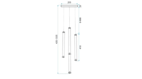 Lampa G024-4CPR Gold