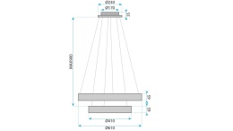 Lampa G043-2CP Gold