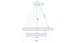 Lampa G046-2CP Chrom