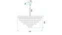 Lampa G055-CP 50CM Chrome