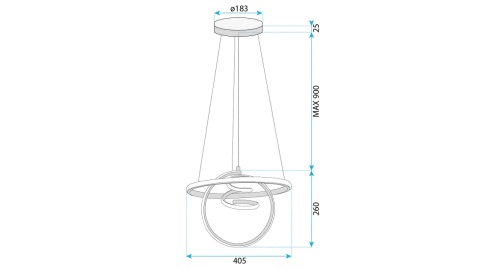 Lampa G066-CP Gold