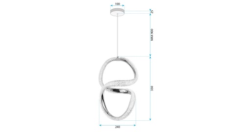 Lampa G069-CP Gold