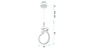 Lampa G071-CP Gold