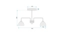 Lampa G084-3C Black Grey