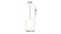 Lampa G089-1CP Gold Transparent