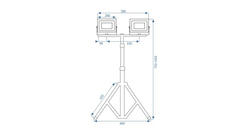 Halogen Led Natynkowy RSL001-20N