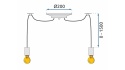 Lampa JDL-02 Spider 8