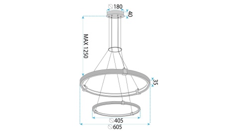 Lampa LHJ037-CP2 Gold