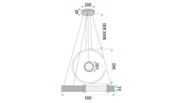 Lampa LHJ060-CP Gold