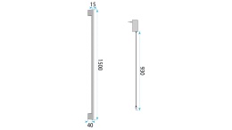 Lampa LHJ066-W 150cm Black