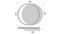 Lampa LHJ076-C Black White